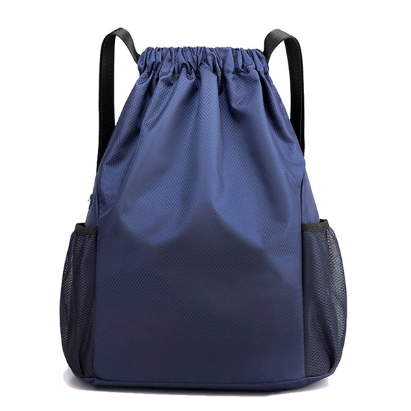 Drawstring Backpack with Mesh Pockets