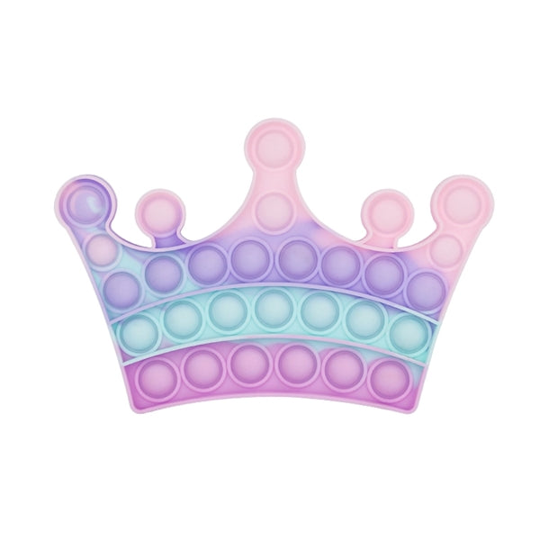 Crown Push Pop Bubble Fidget Toys