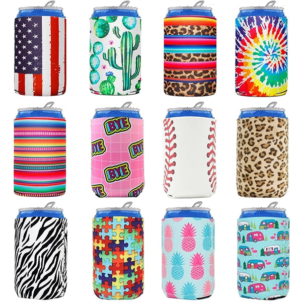 Can Cooler Sleeves, Customizable Bulk Drink Insulator Sleeve
