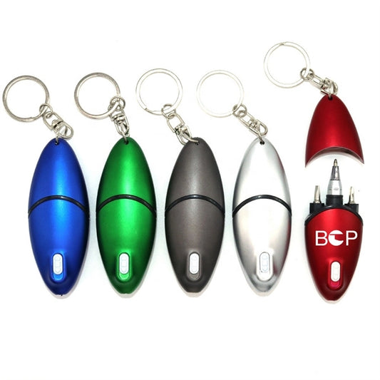 Led Light Pen 3 In 1 With Key Ring