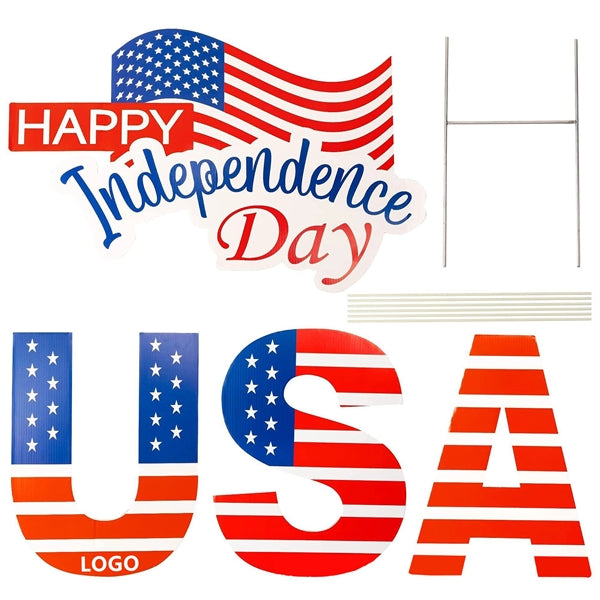 23.6"x14.1" Independence Day Yard Signs