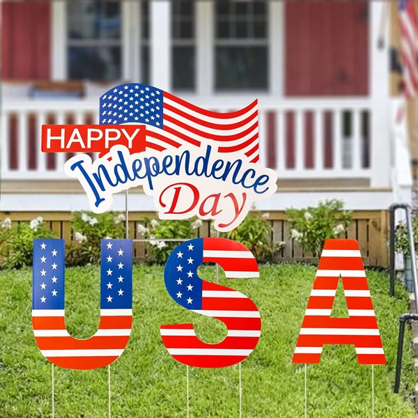 23.6"x14.1" Independence Day Yard Signs