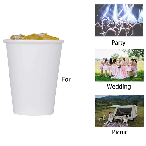 9oz White Paper Cup