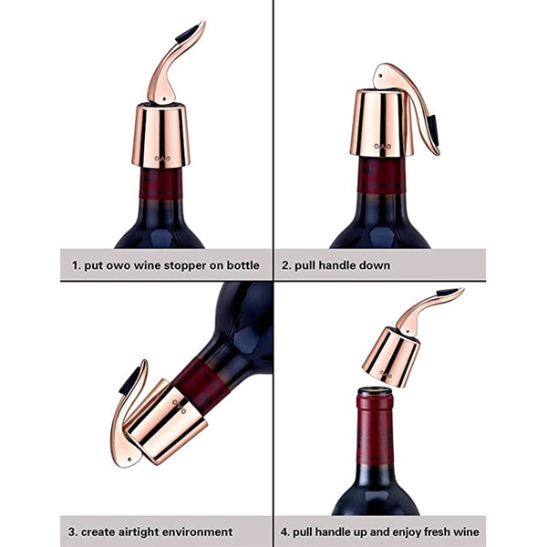 Wine Bottle Stopper Stainless Steel
