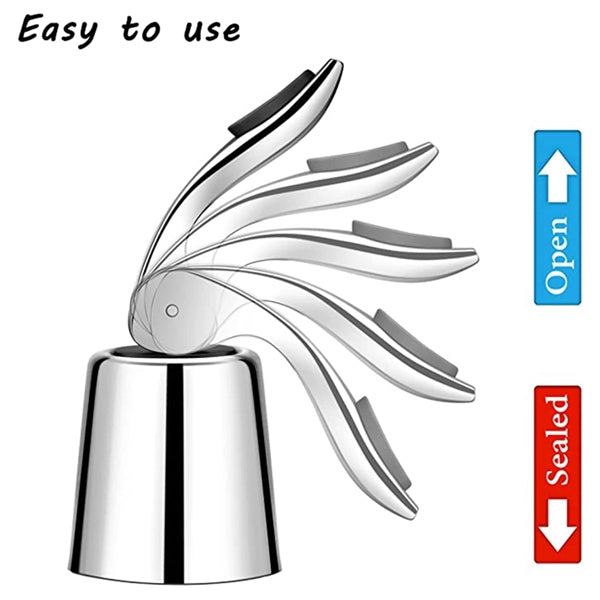 Wine Bottle Stopper Stainless Steel
