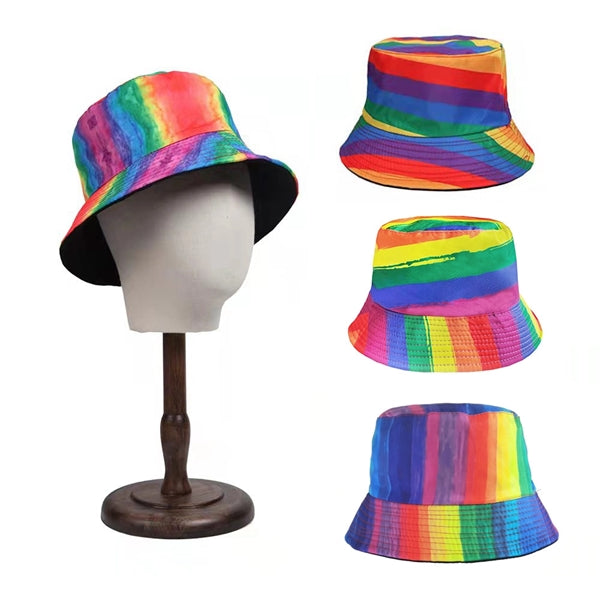 Bucket Hat for Men Women Packable Gay Pride Sun caps Fisherm
