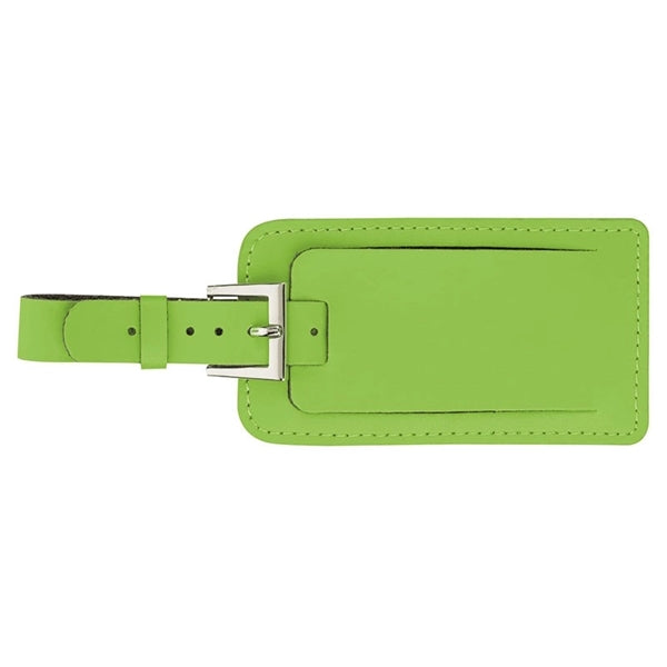 Leather Baggage / Luggage Tags With card