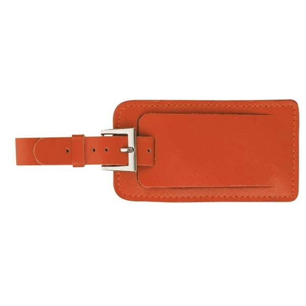 Leather Baggage / Luggage Tags With card