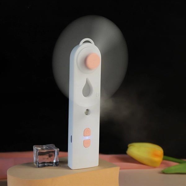 2 In 1 USB Rechargeable Mini Humidifier Mist Handheld Fan