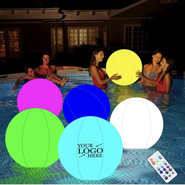 16" LED Luminous beach ball