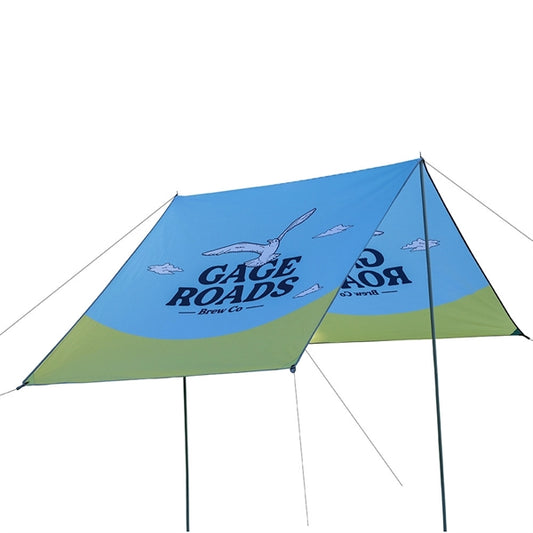Outdoor waterproof awning