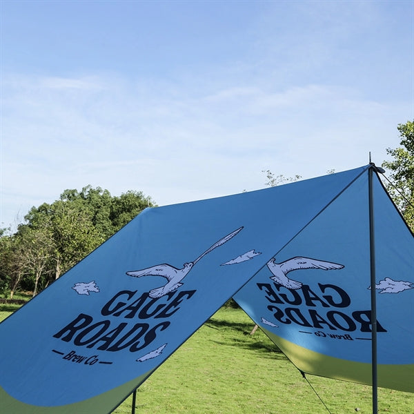 Outdoor waterproof awning