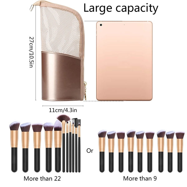 Waterproof Travel Makeup Brush Bag