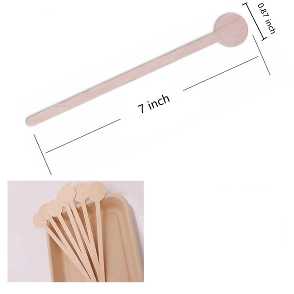 Wood Cocktail Drink Swizzle Stick Stirrer
