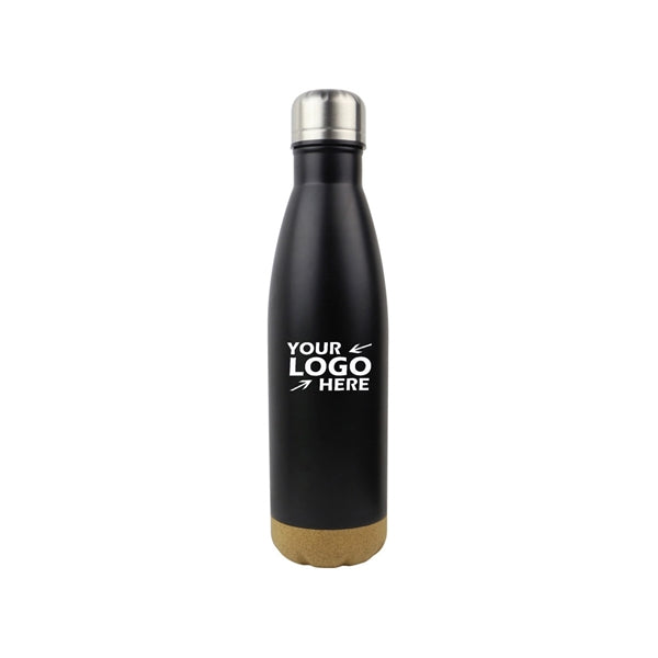 17oz Vacuum Bottle with Cork Base