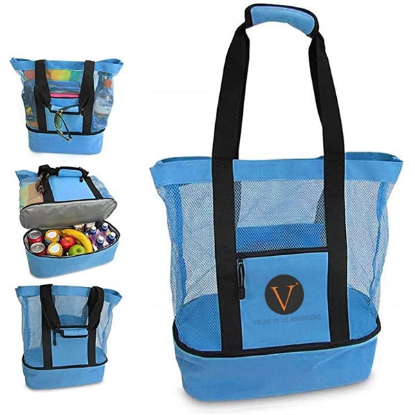 Beach Mesh Cooler Tote