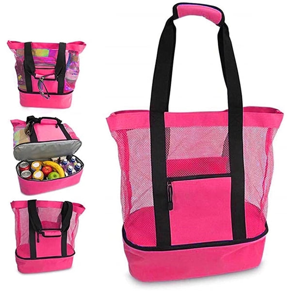 Beach Mesh Cooler Tote