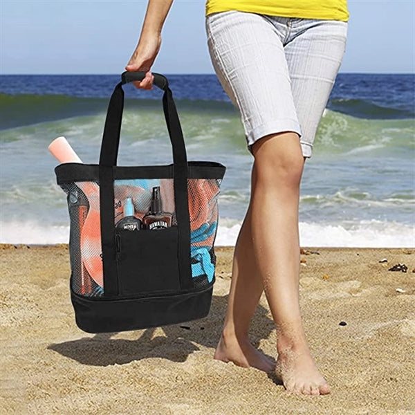 Beach Mesh Cooler Tote