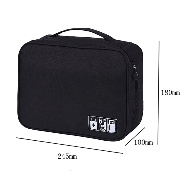 Electronics Organizer Travel Cable Storage Bag