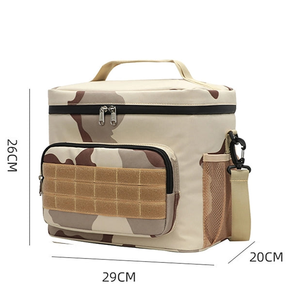 Camo Insulated Lunch Cooler Bag