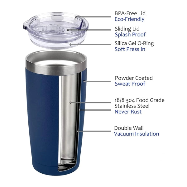 20 OZ Tumbler Vacuum Coffee Cups