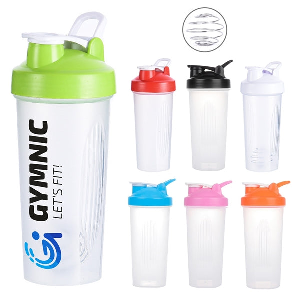 Plastic Mix and Shake Sports Water Bottle with Handle