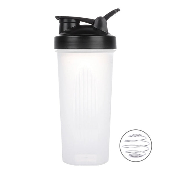 Plastic Mix and Shake Sports Water Bottle with Handle