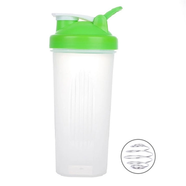 Plastic Mix and Shake Sports Water Bottle with Handle