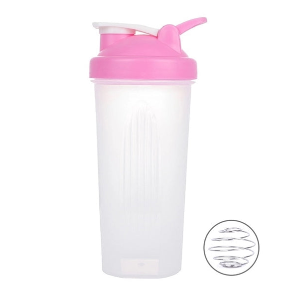 Plastic Mix and Shake Sports Water Bottle with Handle