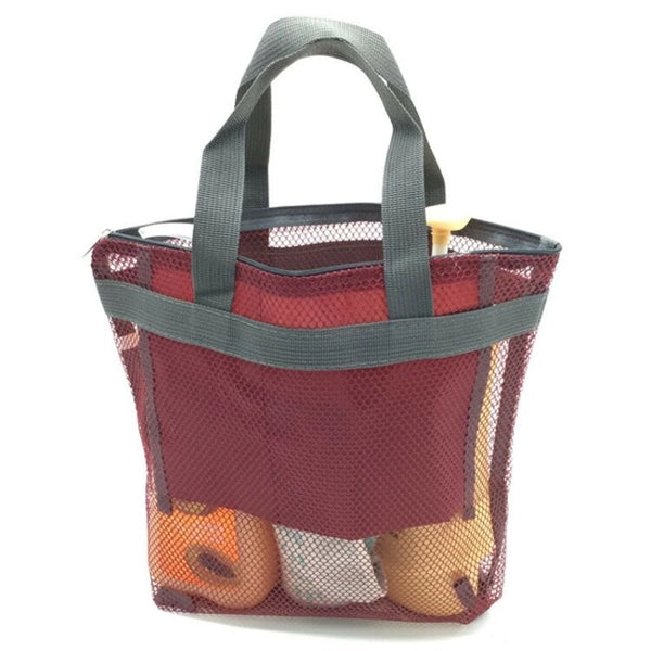 Mesh Lining Beach Tote Bag
