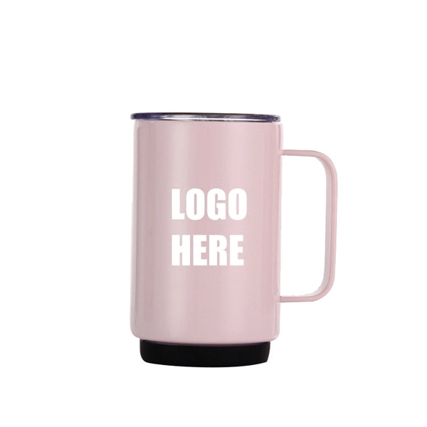 10 oz Stainless Steel Travel Mug With Handle