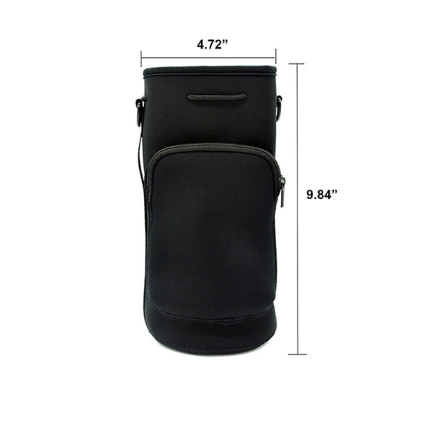 Neoprene Water Bottle Carrier With Strap