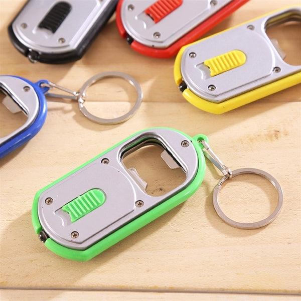 Bottle Opener LED Light Keychain