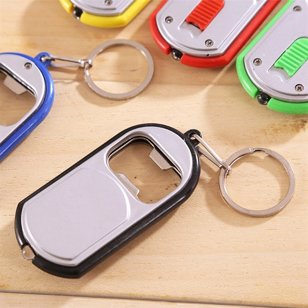 Bottle Opener LED Light Keychain