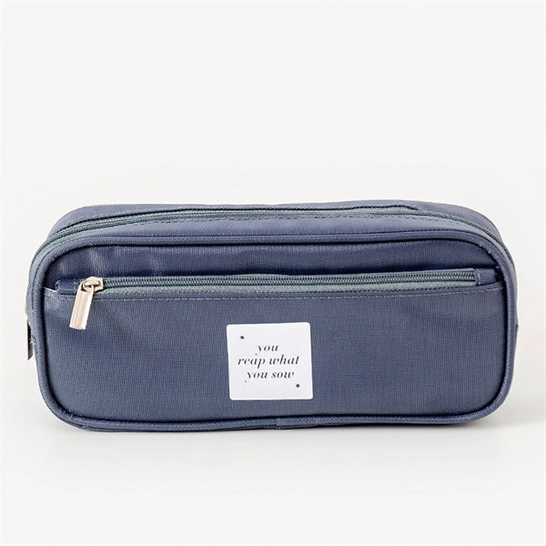 Double Layer Large Capacity Pencil Bag