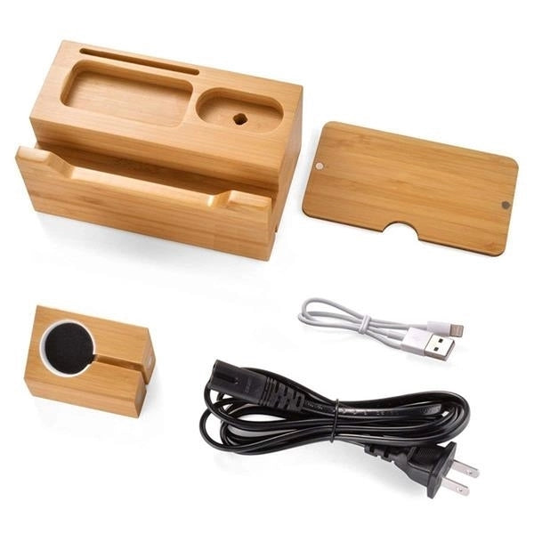 Bamboo Usb Charging Station