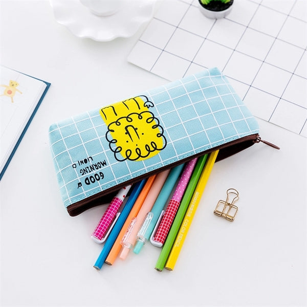 Fox Canvas Pencil Case