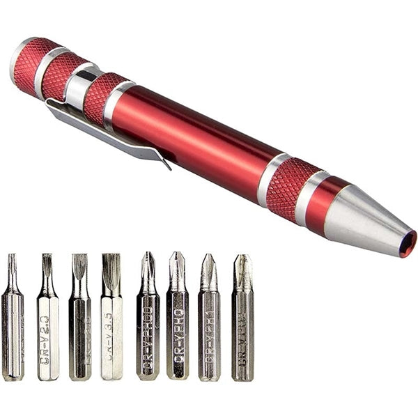 8 in 1 Mini Screwdriver Set Pen Style