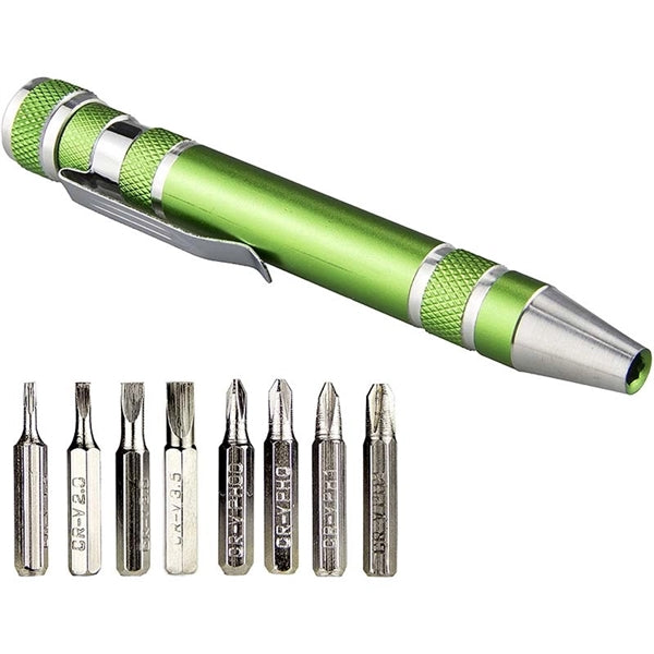 8 in 1 Mini Screwdriver Set Pen Style