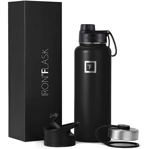 Iron Flask Sports Water Bottle 32 Oz With 3 Lids