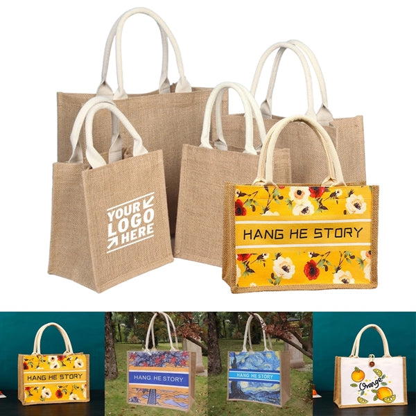Eco-friendly Jute Burlap Tote Bag