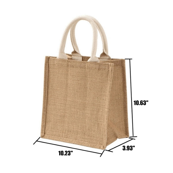 Eco-friendly Jute Burlap Tote Bag