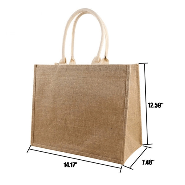 Eco-friendly Jute Burlap Tote Bag