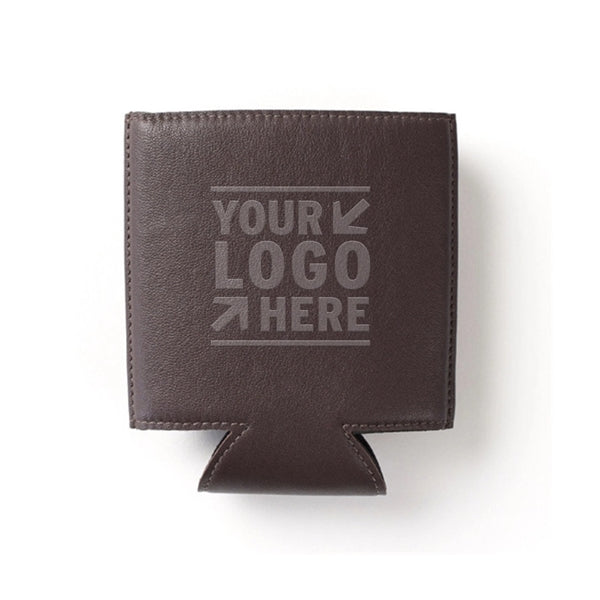 Leather Neoprene Can Cooler