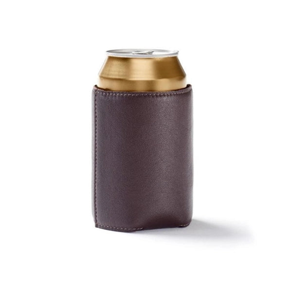 Leather Neoprene Can Cooler