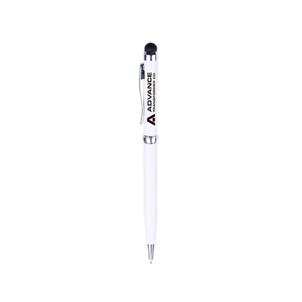 Slim Ballpoint Pen With Stylus