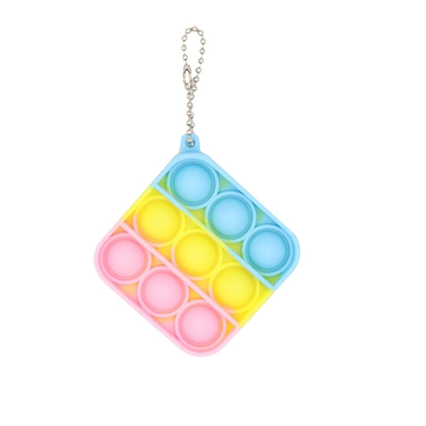 Push Pop Bubble Toy Keychain