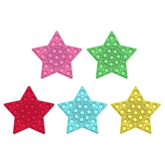 Five-pointed Star Push Pop Toy