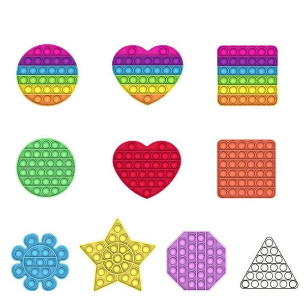 Five-pointed Star Push Pop Toy