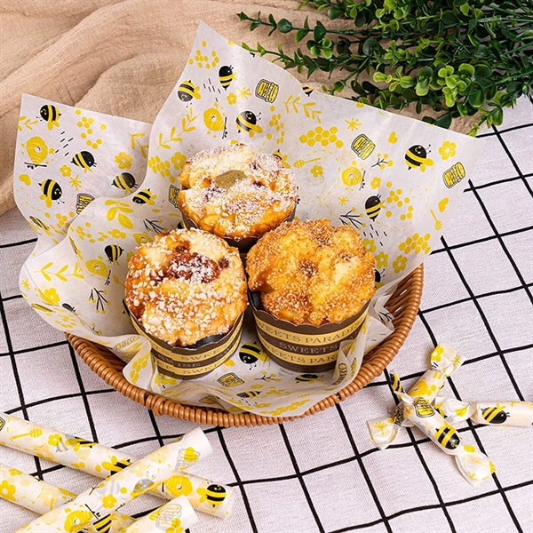Two Colors Printed Oil-proof Picnic Basket Liners